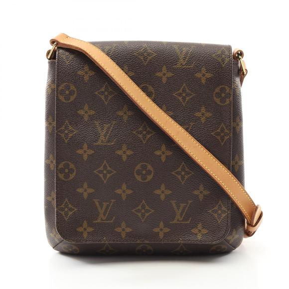 Louis Vuitton Handbags - Louis Vuitton Musette Salsa Shoulder Bag Long Leather Monogram Brown